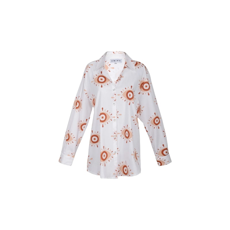 Thumbnail of Evil Eye Cotton Button Up Blouse image