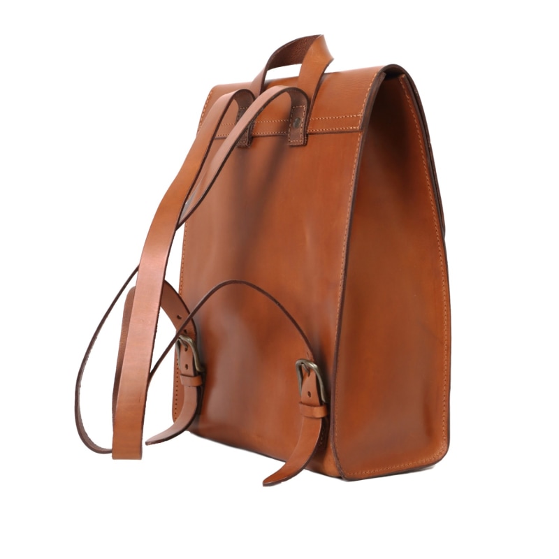 Thumbnail of Leather Backpack In Cuoio Brown image