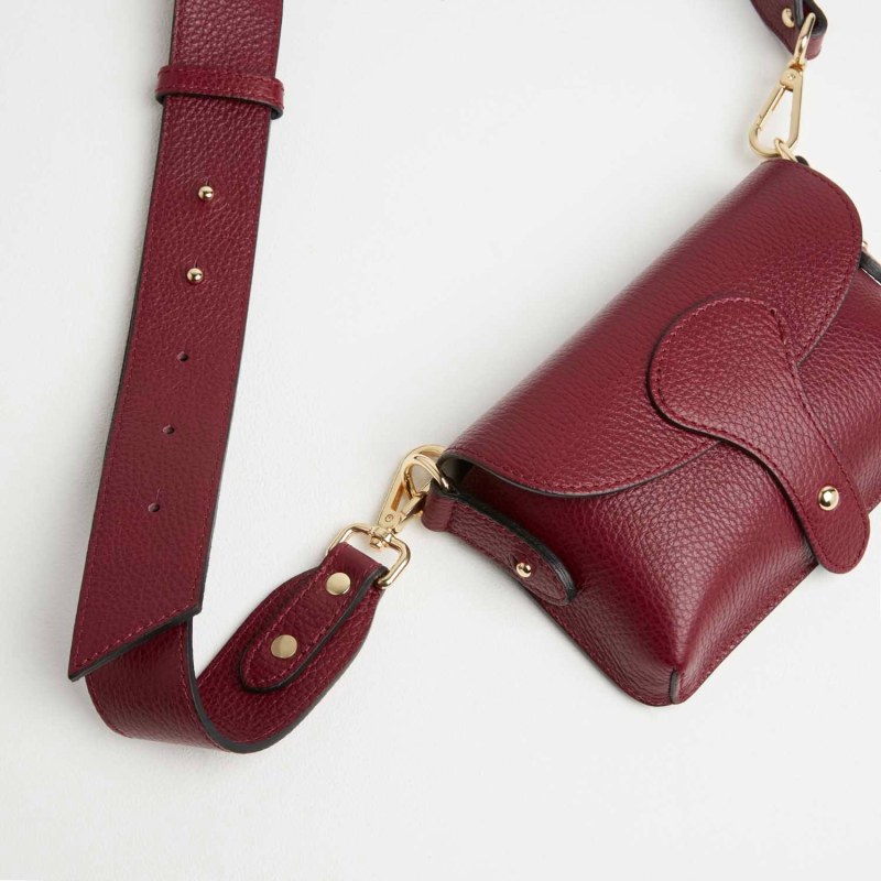 Thumbnail of Luca Small Crossbody Bag Burgundy image