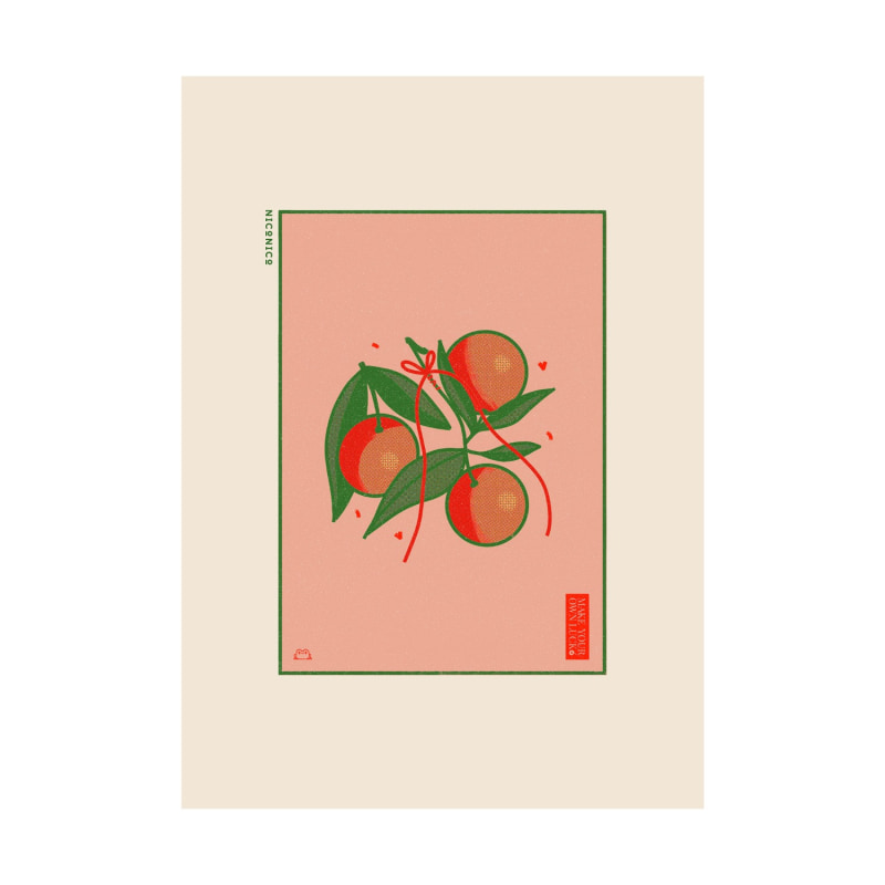 Thumbnail of Lucky Mandarins Print image