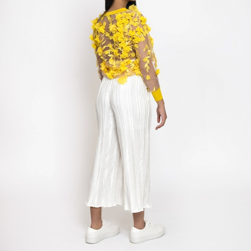 トップス RE.MUSE 3D FLOWER ORGANDY BLOUSE RE.MUSE 3D FLOWER ORGANDY BLOUSE