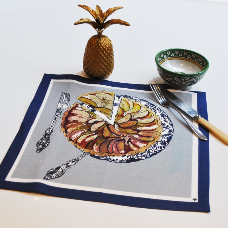 Thumbnail of Linen Table Napkin - Apple Tart image