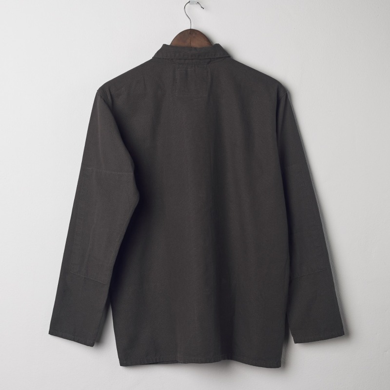 Thumbnail of The 3001 Buttoned Overshirt - Faded Black image