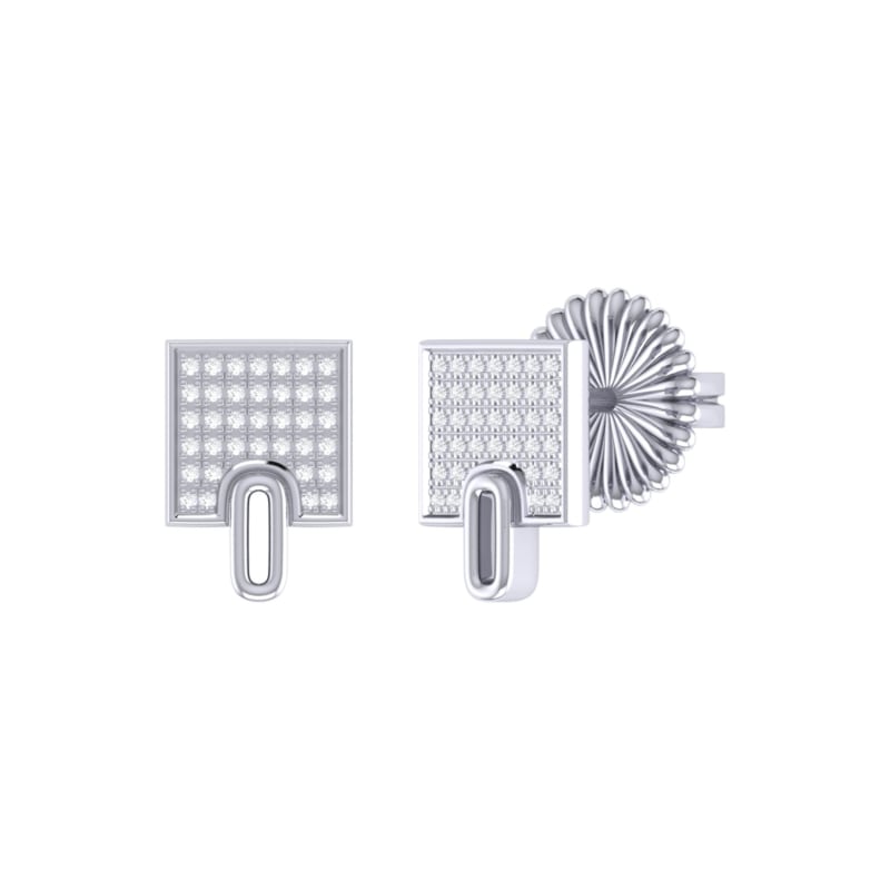 Thumbnail of Sidewalk Stud Earrings In Sterling Silver image