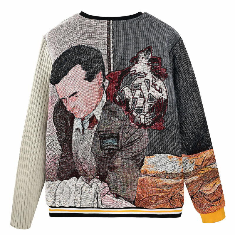 再入荷アイテム VERYRARE | Sweater Jacquard F-Ck | Badger & Wolf トップス