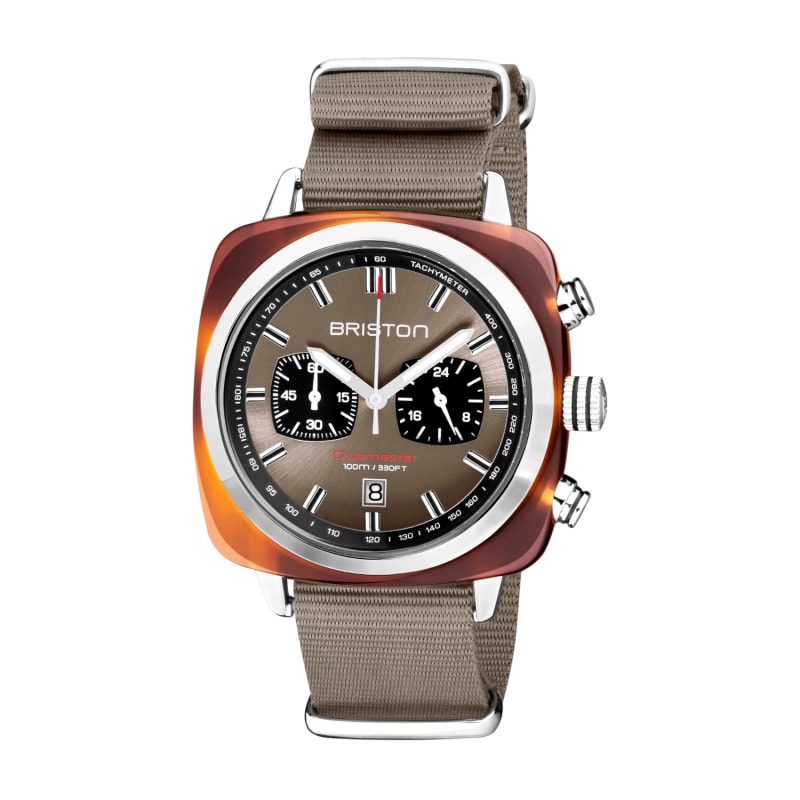 Briston Clubmaster Sport - Taupe | Briston Watches | Wolf & Badger