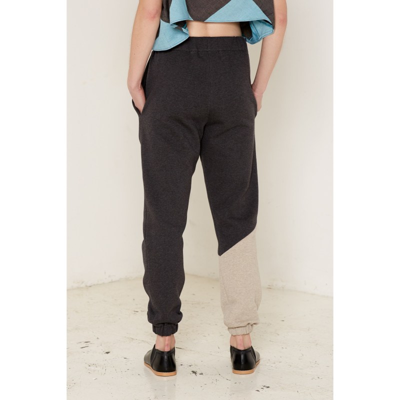 Thumbnail of Jupiter Jogger Trousers Grey In Organic Fleece image