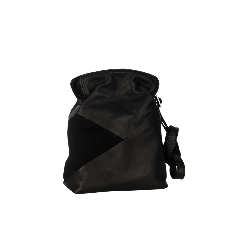 Thumbnail of Tilly Mini Hobo Leather & Suede In Black image