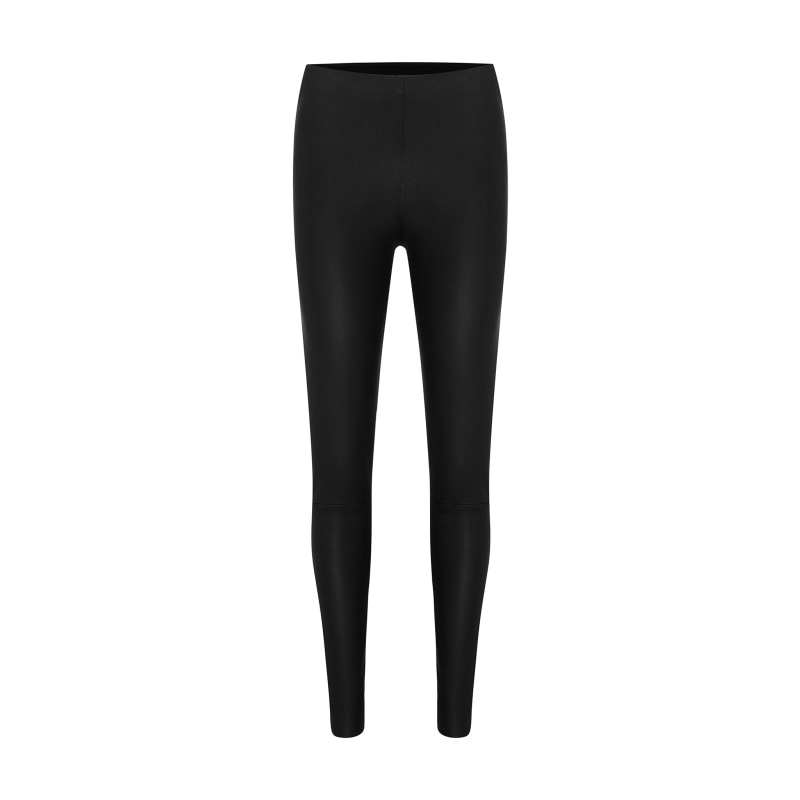 Stretch store leather legging