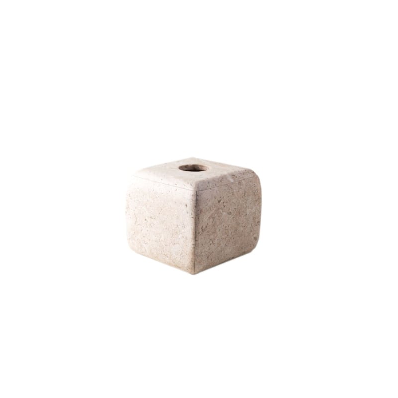 Thumbnail of Vaina Tissue Box - Travertine Marble image