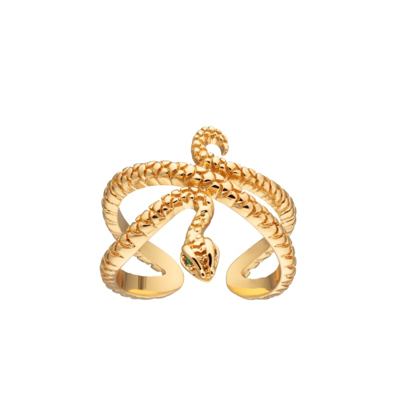 Thumbnail of Gold Snake Toe Ring image