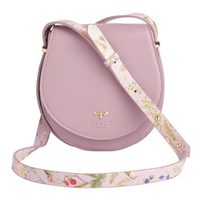 Fable England Meadow Creatures Lilac Saddle Bag Fable England Wolf Badger