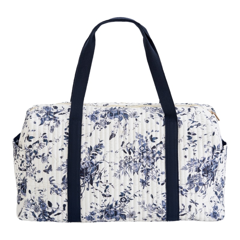 Fable Zoey Weekend Bag Blooming Blue | Fable England | Wolf & Badger