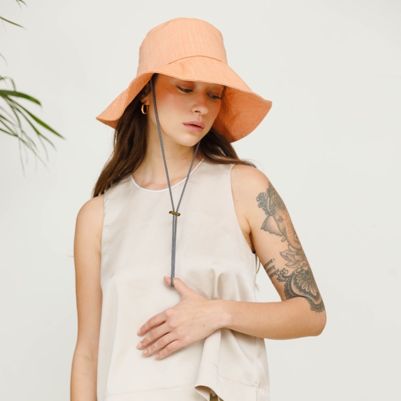 Fabric Wide Hat, Justine Hats