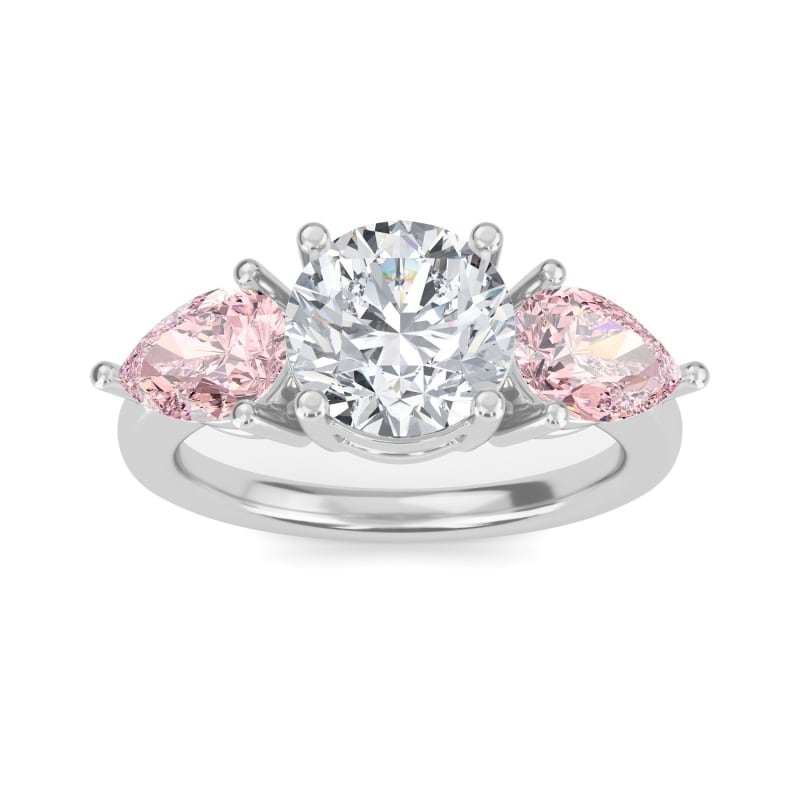 Fancy pink diamond deals ring