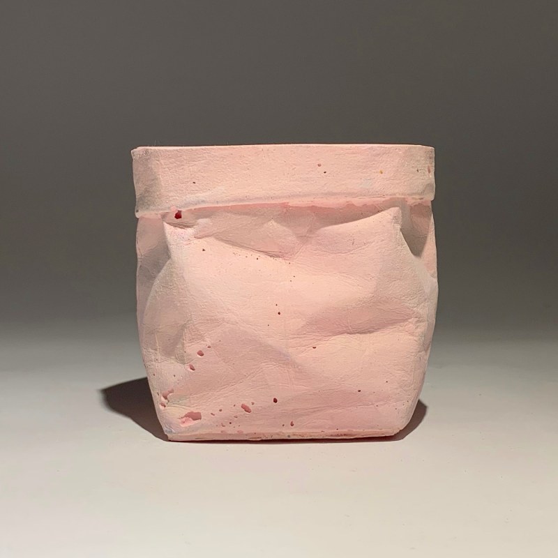 Thumbnail of Concrete Paper Bag Small Pink image