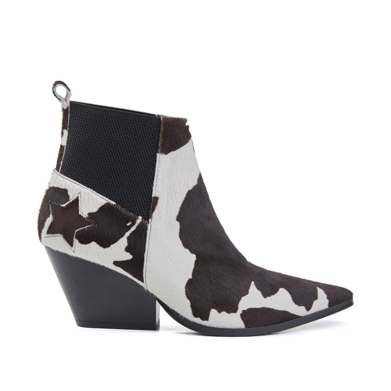 Thumbnail of Felixa Cowprint Ankle Boots image