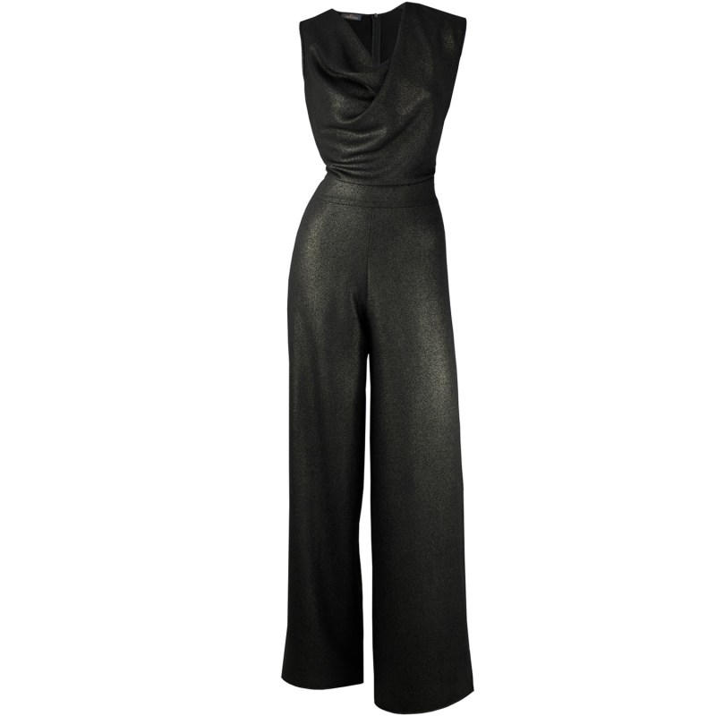 Thumbnail of Get Real Metallic Crepe Jumpsuit image