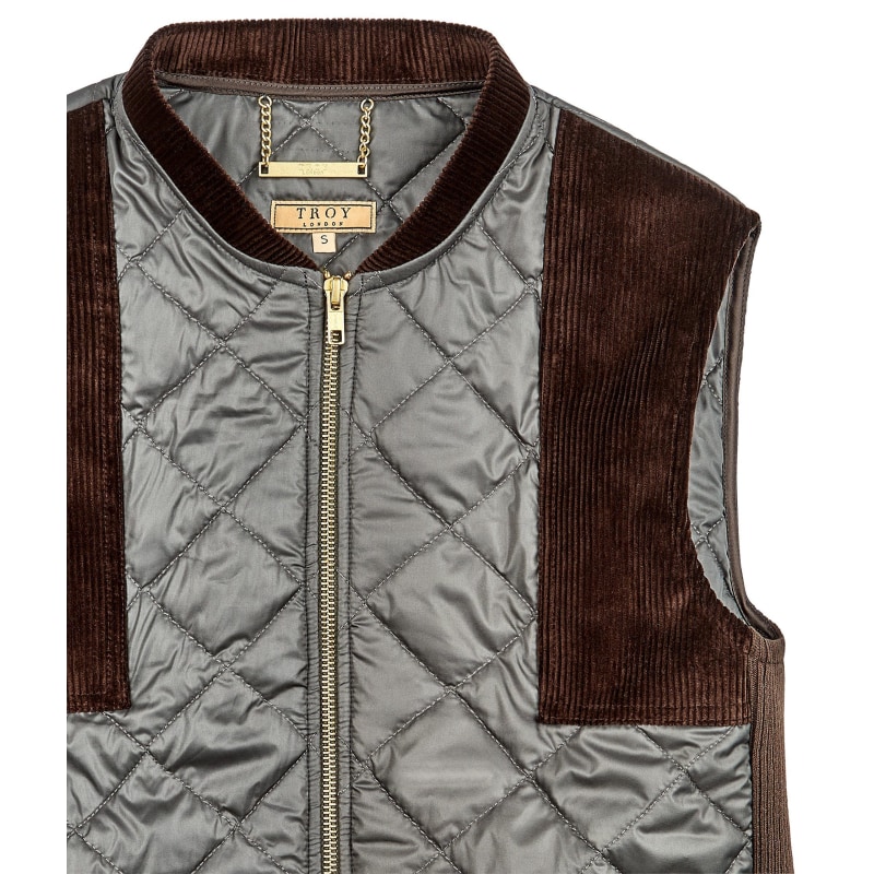 Thumbnail of Quilted Gilet In Green image