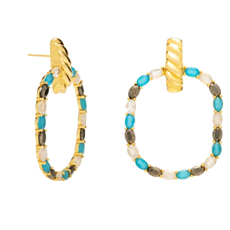 Thumbnail of Blue Twiggy Earrings image