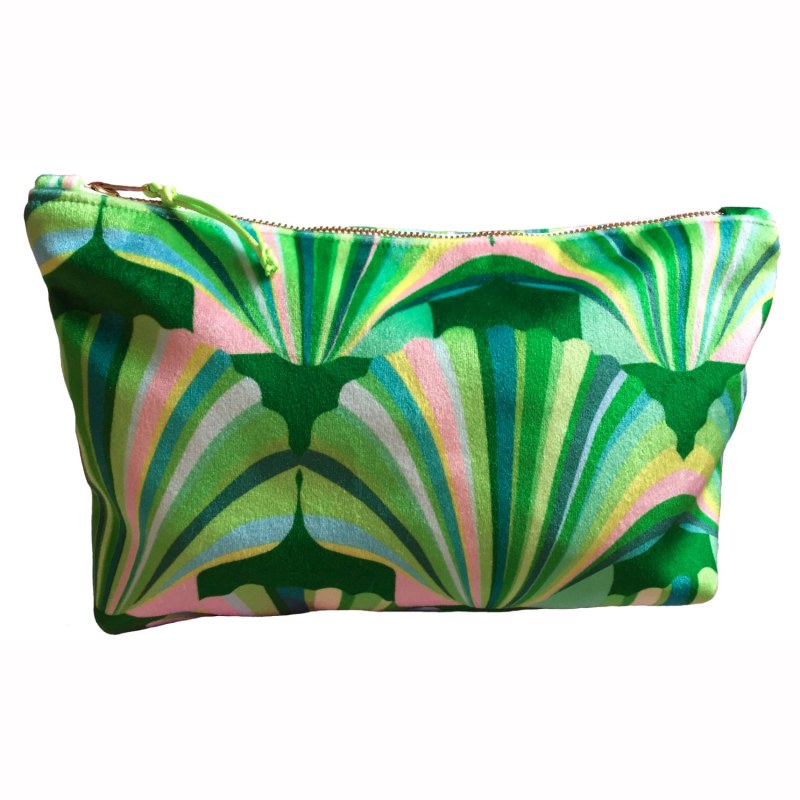 Thumbnail of Luxury Green Velvet Cosmetic Bag image