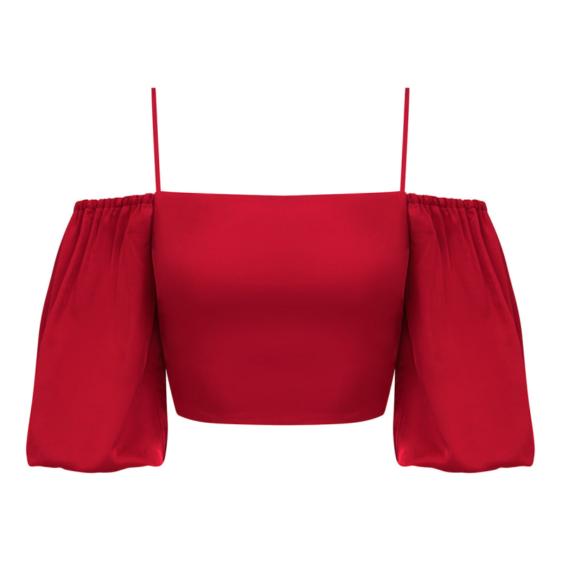 Thumbnail of Sophie Top In Tulip Red image