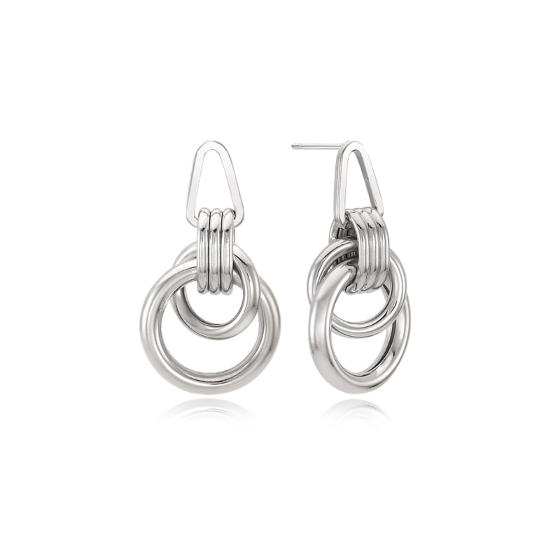 Thumbnail of Eclipse Solar Earrings In White Gold image