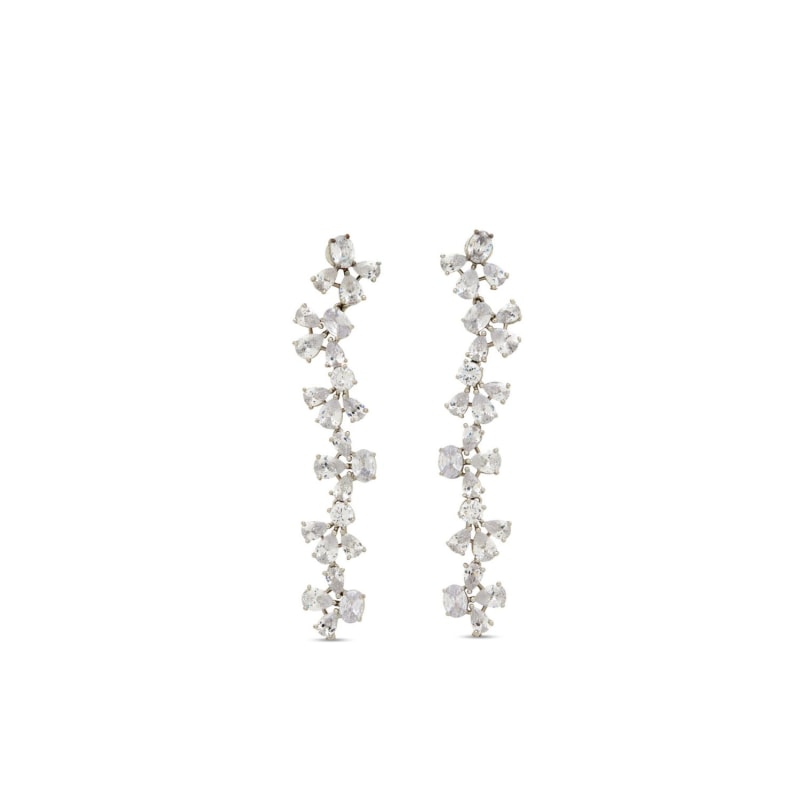 Thumbnail of Fleur Earrings - Rhodium image