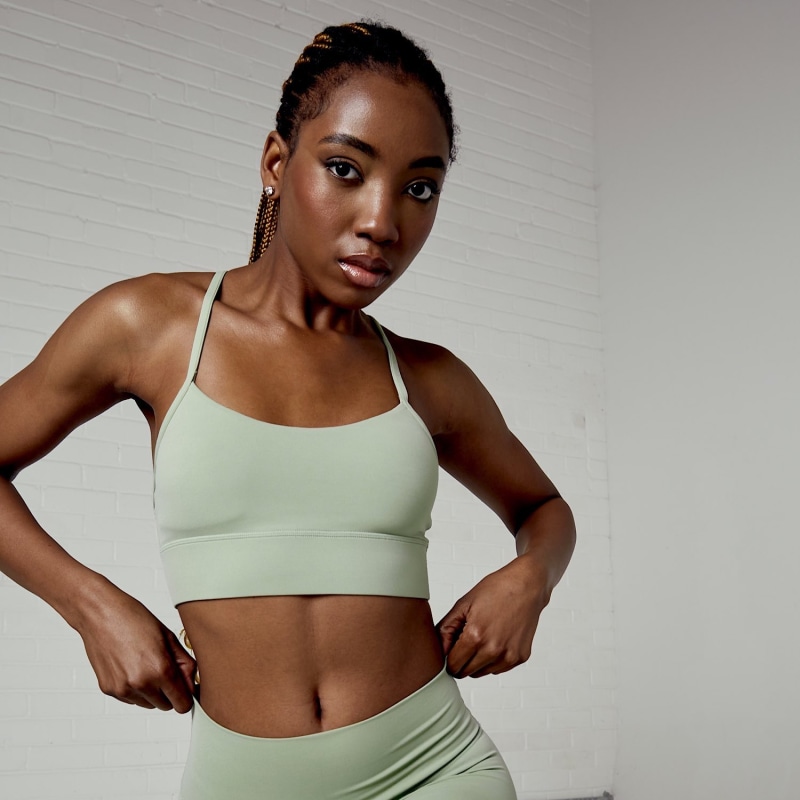 Flex Sage Green Bra, Season Swim