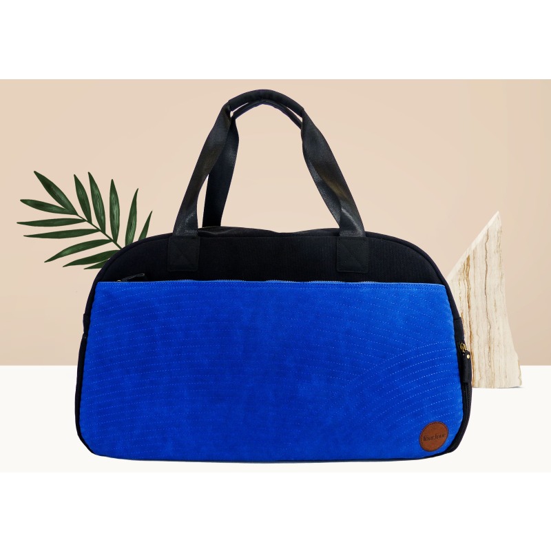 Thumbnail of Getaway Duffel Bag - Black, Blue image