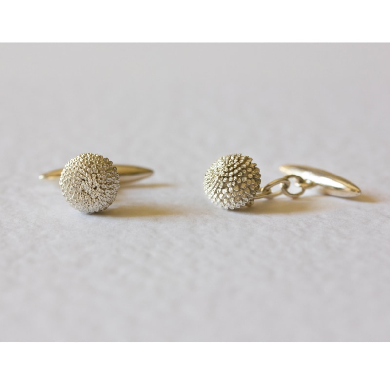 Thumbnail of Dahlia Cufflinks - Silver image