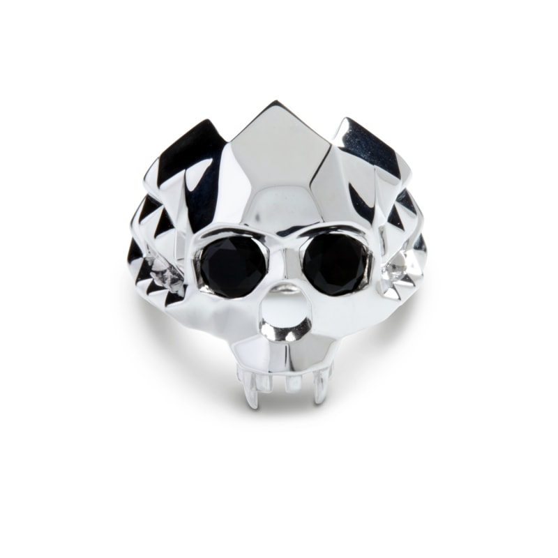 Thumbnail of Vampire Skull Ring Silver image