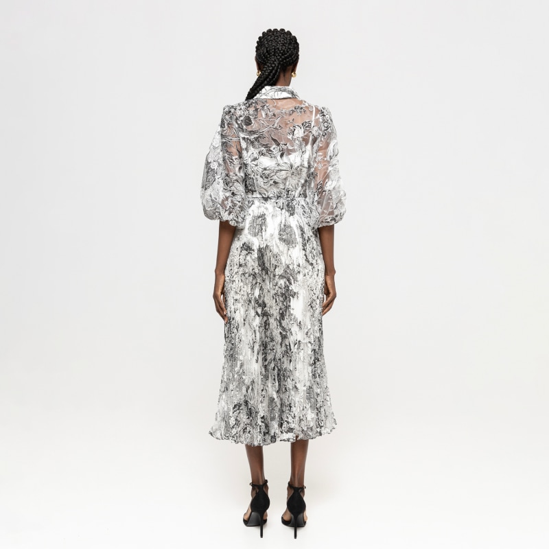 Thumbnail of Floral-Print Organza Dress image