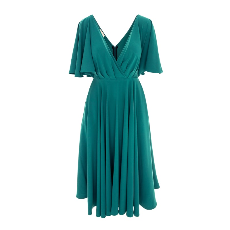 Florence pleat midi dress hot sale