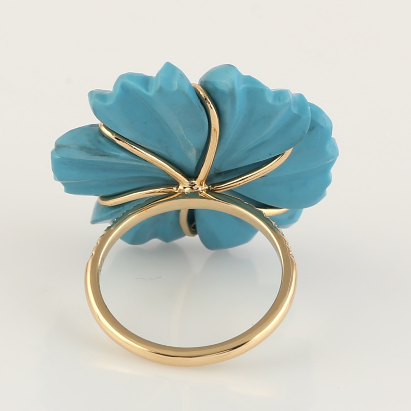 Peridot and turquoise ring hot sale