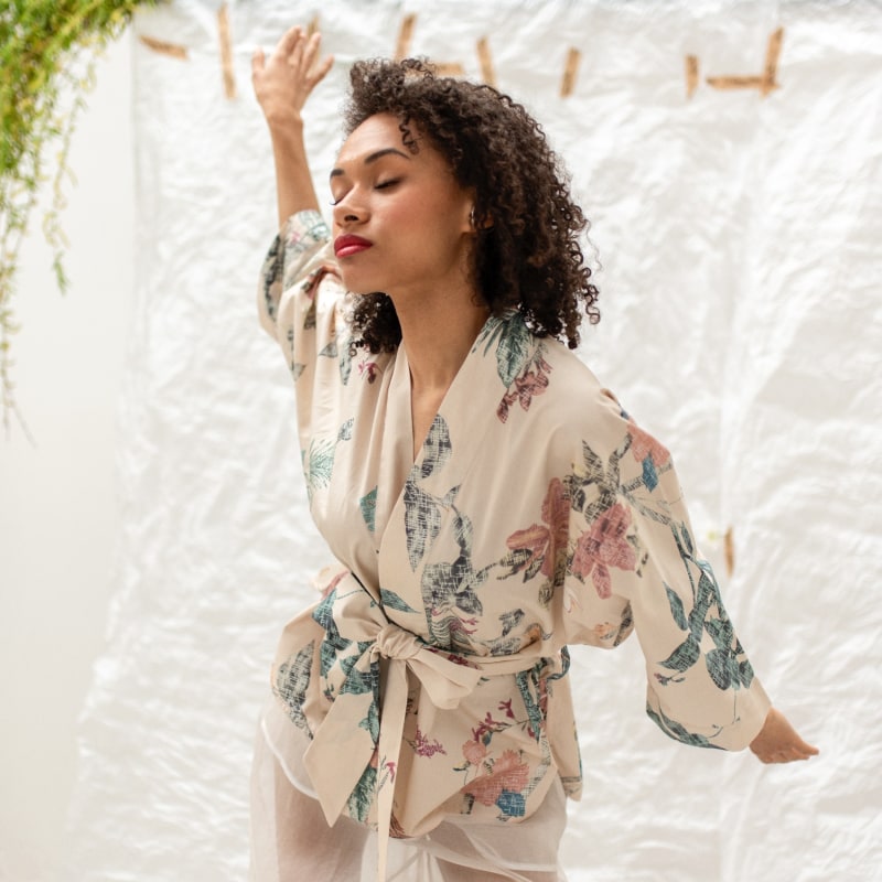 Blouse kimono femme outlet