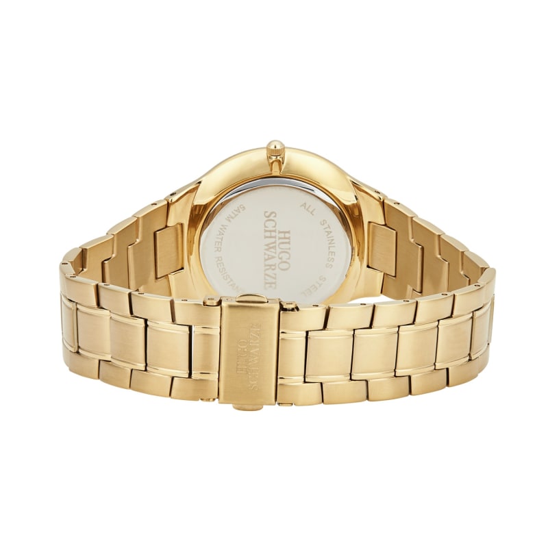 Thumbnail of Hugo Schwarze Kahlo Gold Bracelet Watch Mens image