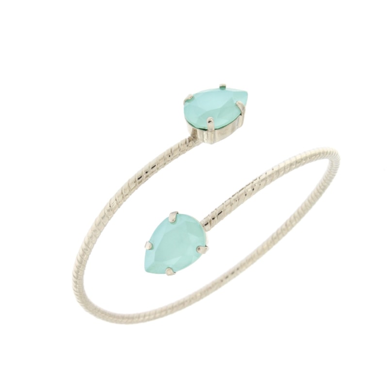 Thumbnail of Double Drop Bracelet in Mint Green image