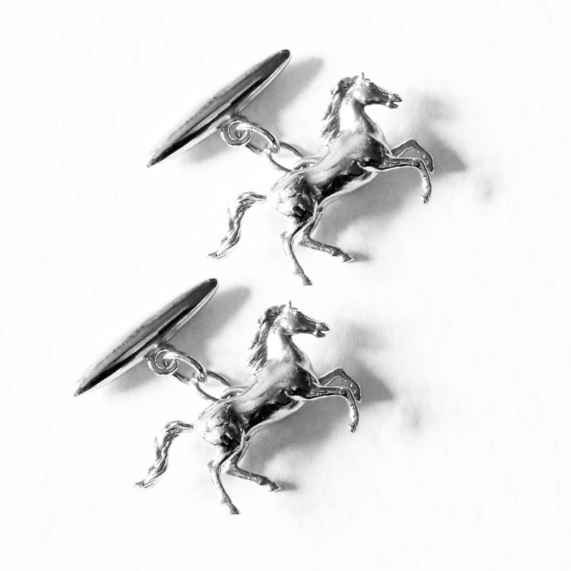 Thumbnail of Horse Cufflinks - Silver image