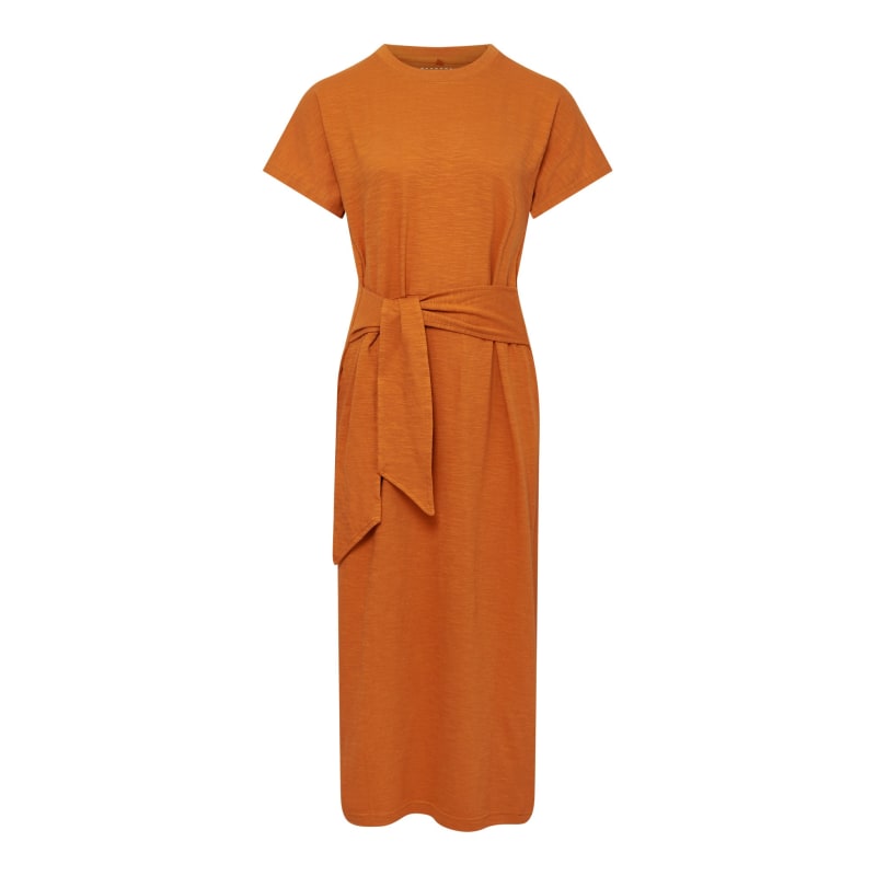 Thumbnail of Fonda - Gots Organic Cotton Burnt Orange Dress image