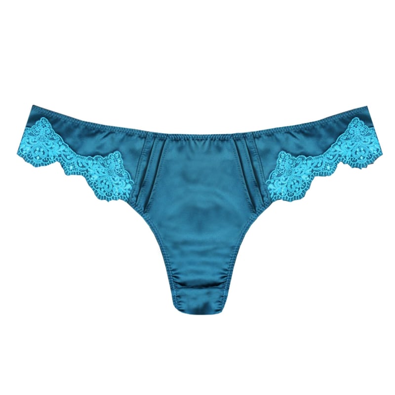 Thumbnail of Opulent Lace In Peacock Brief image