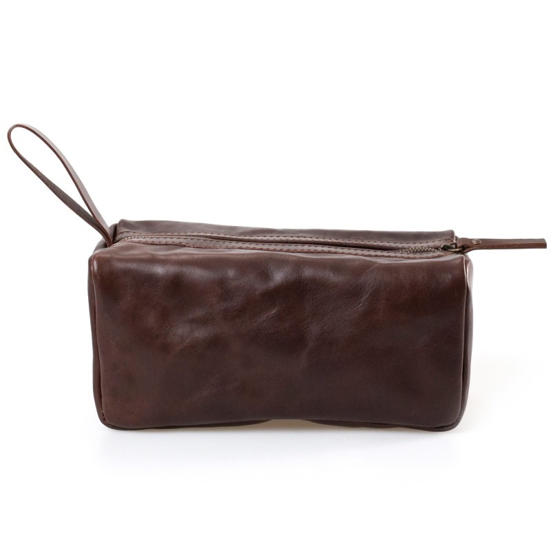 Thumbnail of Leather Dopp Kit In Cuoio Havana image