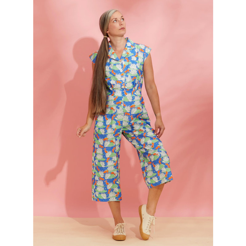 Thumbnail of Francesca - Blue Goldfish Jumpsuit image