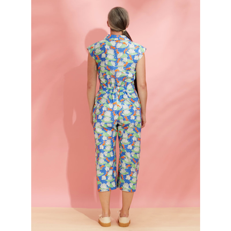 Thumbnail of Francesca - Blue Goldfish Jumpsuit image