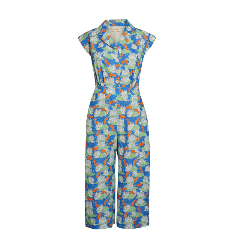 Thumbnail of Francesca - Blue Goldfish Jumpsuit image