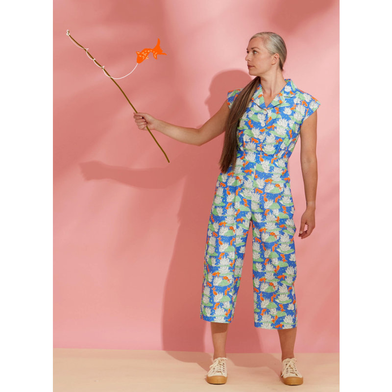 Thumbnail of Francesca - Blue Goldfish Jumpsuit image