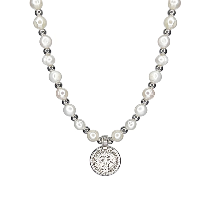 Thumbnail of Freshwater Pearl Coin Necklace image