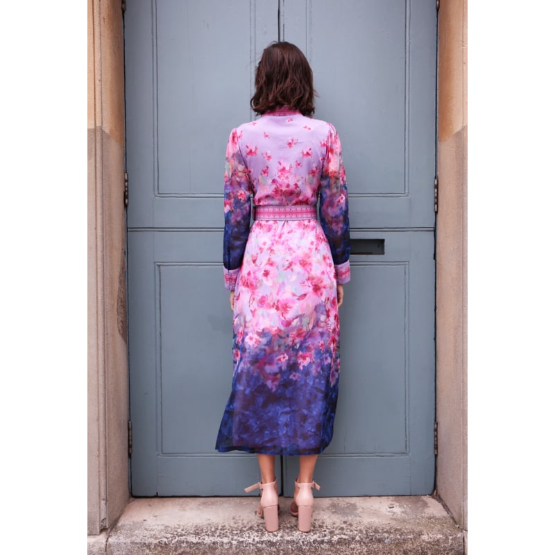 Ronherman Mosaic Flower Print Dress 21SS | shop.spackdubai.com