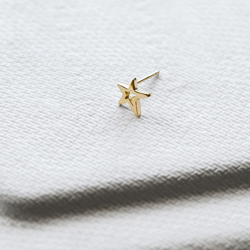 Thumbnail of Star Earrings Gold image