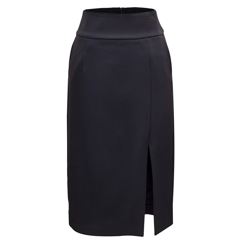 Pencil cut skirt black cheap
